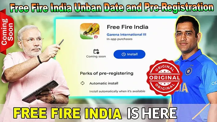 Garena Free Fire Unban Date 2023 in India - Release Date-Time and Pre-Registration Link