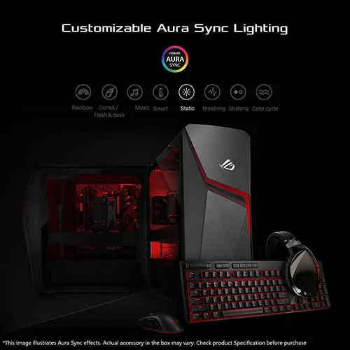 ASUS ROG Strix GL10, 6 Cores AMD Ryzen 5-3600X 3rd Gen, Gaming Desktop (8GB/1TB HDD + 256GB SSD/4GB NVIDIA GeForce GTX 165