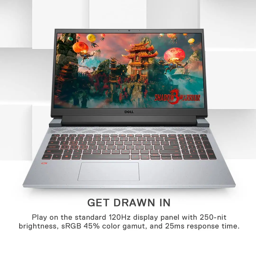 Dell New G15-5515 Gaming Laptop | AMD Rzen7-5800H | Windows 11+Mso'21 |16Gb Gddr4 | 512Gb Ssd | Nvidia RTX 3060