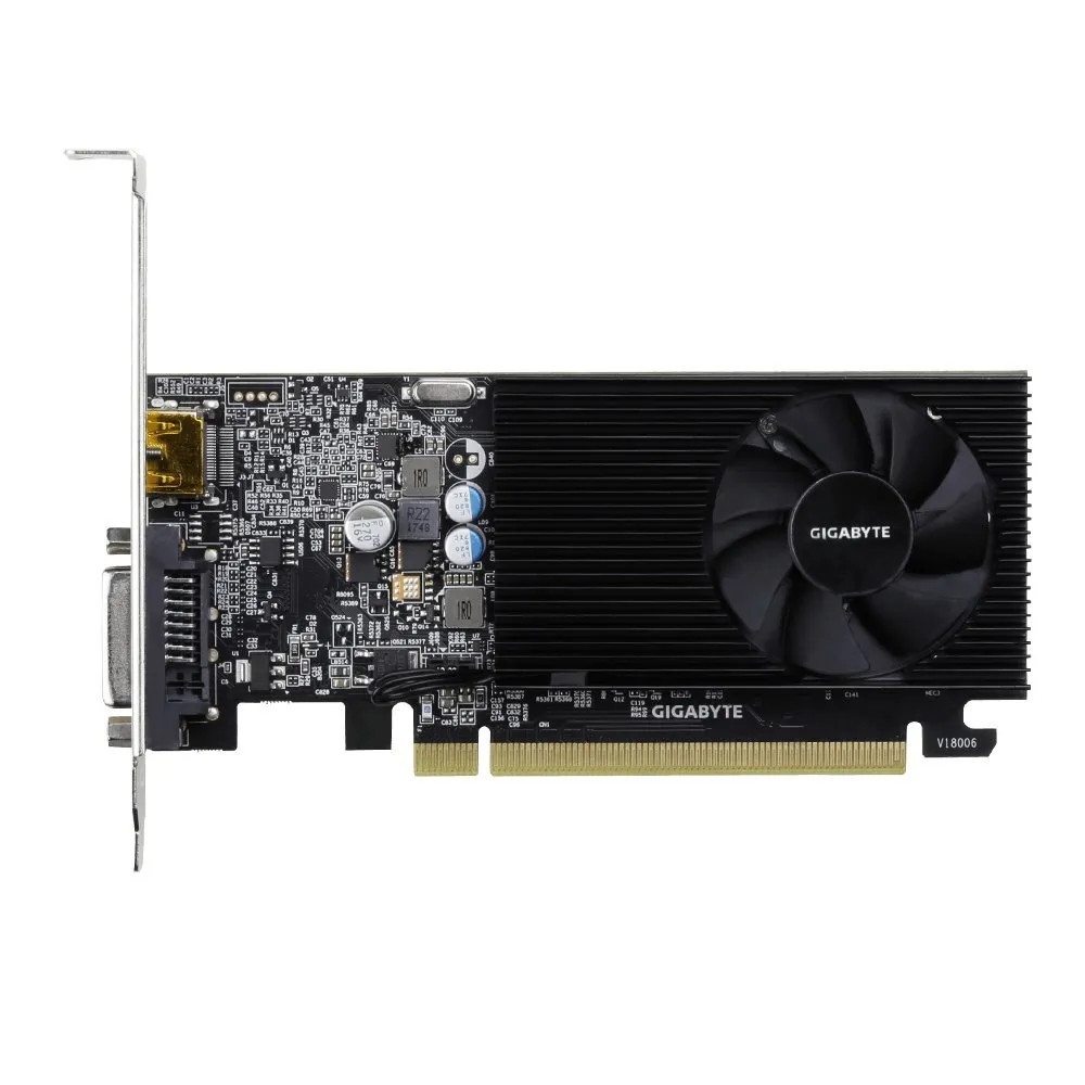 GIGABYTE GV-N1030D4-2GL 2 GB DDR4 GeForce GT 1030 | Low Profile D4 2G | Computer Graphics Card