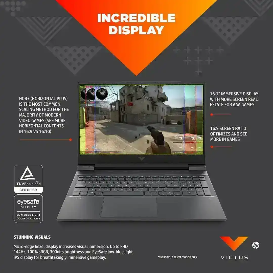 HP Victus AMD Ryzen 5 5600H 16.1 inches FHD Gaming Laptop