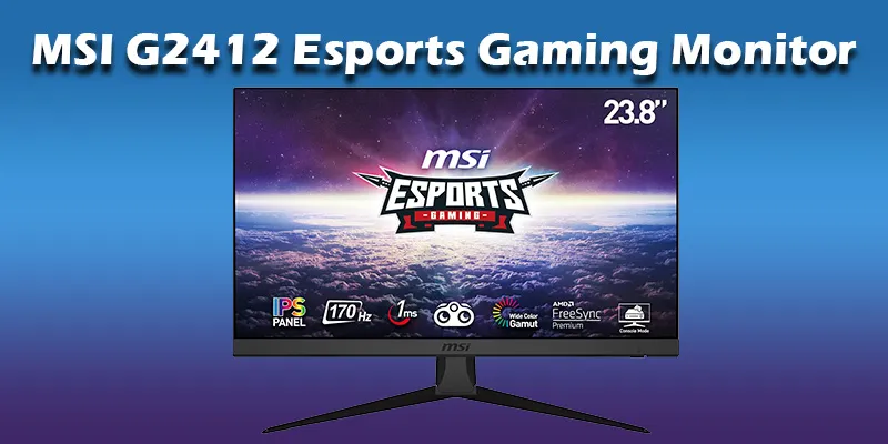 MSI G2412 Esports Gaming Monitor 