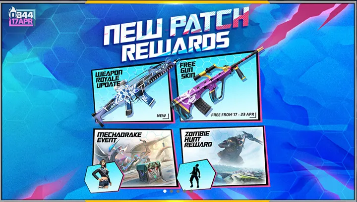 Free Fire OB44 Update New Patch and Rewards